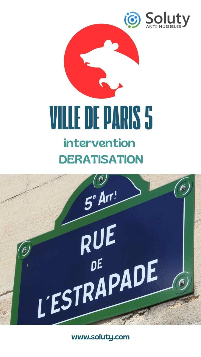 Société de dératisation et exterminateur de nuisibles à Paris 5e