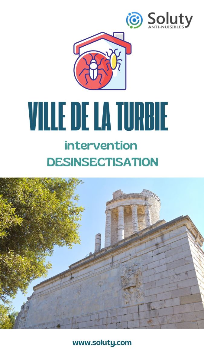 Société de désinsectisation et exterminateur de nuisibles du centre-ville de La Turbie (06320)