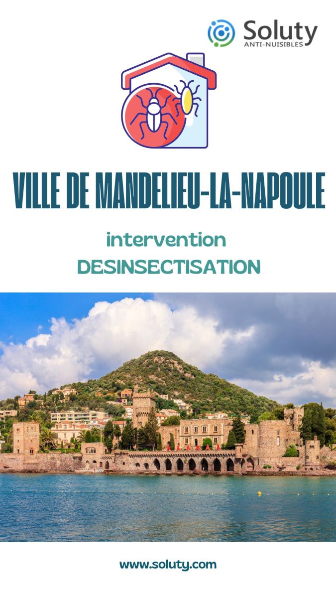 Société de désinsectisation et exterminateur de nuisibles de la cité balnéaire Mandelieu-la-Napoule (06210)