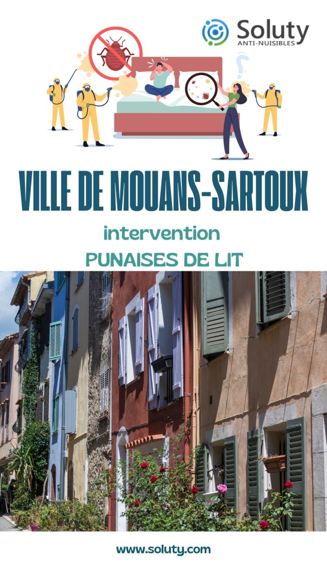 Société de désinsectisation de punaises de lit et exterminateur de nuisibles à Mouans-Sartoux (06370)