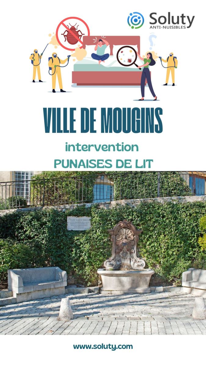 Société de désinsectisation de punaises de lit et exterminateur de nuisibles à Mougins (06250)