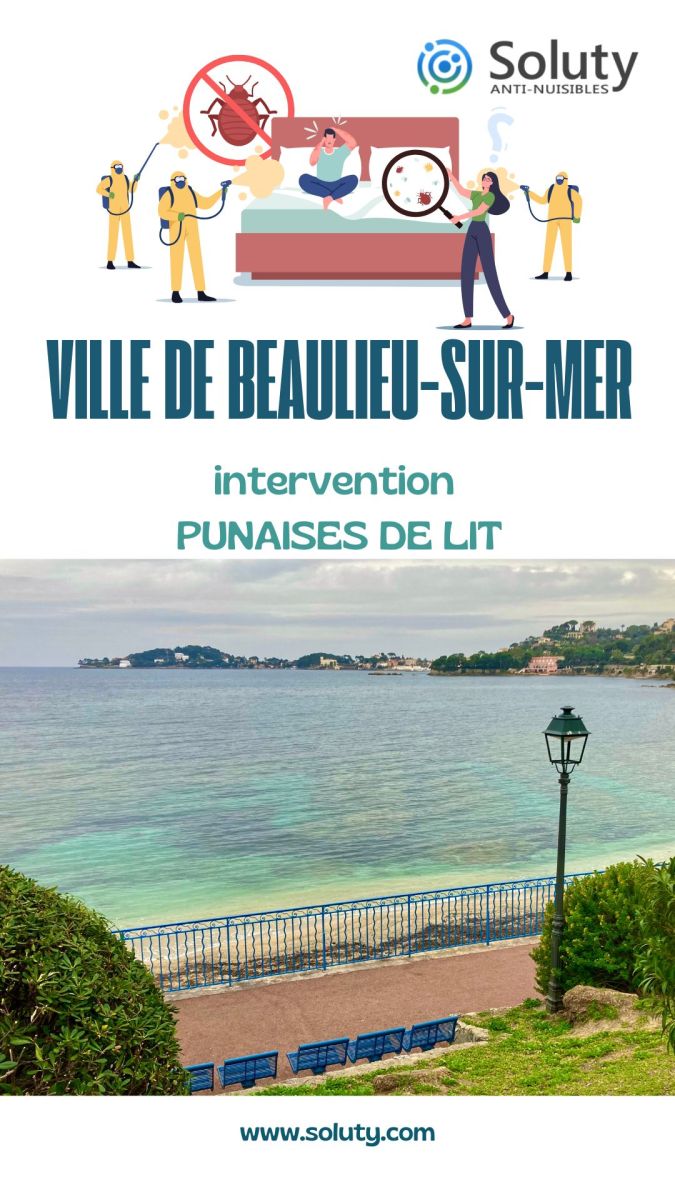 Société de désinsectisation de punaises de lit et exterminateur de nuisibles à Beaulieu-sur-Mer (06310)