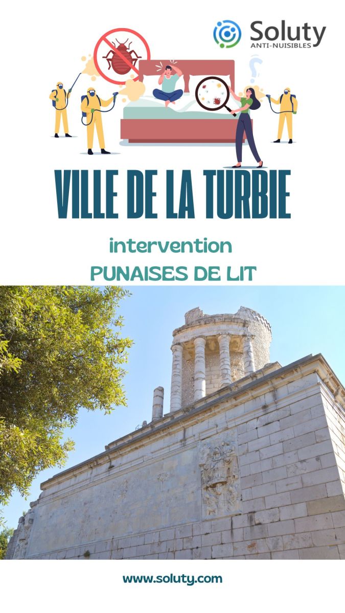 Société de désinsectisation de punaises de lit et exterminateur de nuisibles à La Turbie (06320)